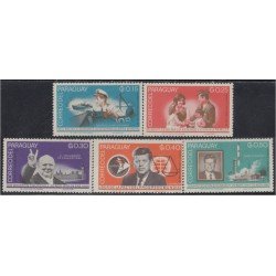 Paraguay 808/12 1965 John F. Kennedy MNH Paraguay 808/12 1965 John F. Kennedy MNH