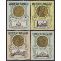 Paraguay 799/02 1965 Homenaje a Juan XIII y Pablo VI MNH Paraguay 799/02 1965 Homenaje a Juan XIII y Pablo VI MNH