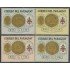 Paraguay 795/98 1965 Escudo pontificio y varias medallas MNH