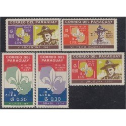 Paraguay 785/89 1965 Centenario de la Epopeya Nacional MNH Paraguay 785/89 1965 Centenario de la Epopeya Nacional MNH