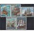 Paraguay 1509/13 1976 Pinturas de barcos boats MNH