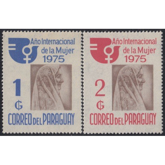 Paraguay 1493/94 1976 Año Internacional de la Mujer MNH