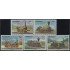 Paraguay 1467/71 1976 150 Aniversario de la primera locomotora MNH