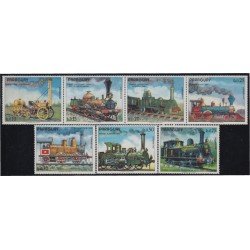 Paraguay 1258/64 1972 Locomotoras viejas MH Paraguay 1258/64 1972 Locomotoras viejas MH