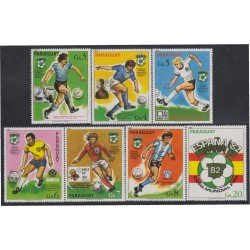 Paraguay 1814/20 1980 España 82 Copa del mundo de Fútbol MNH Paraguay 1814/20 1980 España 82 Copa del mundo de Fútbol MNH