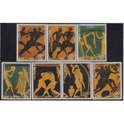 Paraguay 1756/62 1980 Juegos olímpicos de Moscú Pinturas griegas de atletas MNH Paraguay 1756/62 1980 Juegos olímpicos de Moscú Pinturas griegas de atletas MNH