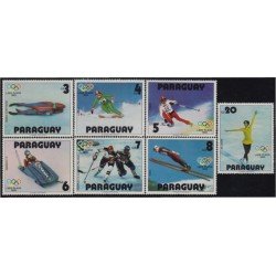 Paraguay 1734/40 1979 Juegos olímpicos de invierno MNH Paraguay 1734/40 1979 Juegos olímpicos de invierno MNH