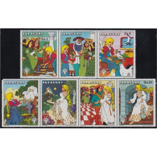 Paraguay 1713/19 1979 La Cenicienta MNH Paraguay 1713/19 1979 La Cenicienta MNH