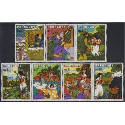 Paraguay 1668/74 1978 Blanca Nieves y los siete enanitos MNH Paraguay 1668/74 1978 Blanca Nieves y los siete enanitos MNH