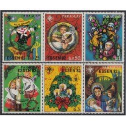 Paraguay 1913/18 1981 ESSEN 82 Salón Internacional del sello MNH Paraguay 1913/18 1981 ESSEN 82 Salón Internacional del sello MNH
