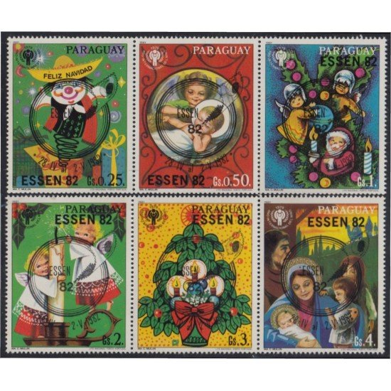 Paraguay 1913/18 1981 ESSEN 82 Salón Internacional del sello MNH Paraguay 1913/18 1981 ESSEN 82 Salón Internacional del sello MNH