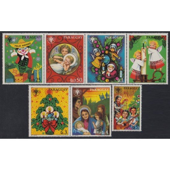 Paraguay 1897/03 1981 Navidad christmas campaña a favor de los niños MNH Paraguay 1897/03 1981 Navidad christmas campaña a favor de los niños MNH