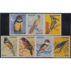 Paraguay 2049/55 1983 Pájaros Birds MNH Paraguay 2049/55 1983 Pájaros Birds MNH