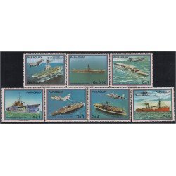 Paraguay 2030/36 1983 Marina Porta aviones Barcos boats MNH Paraguay 2030/36 1983 Marina Porta aviones Barcos boats MNH