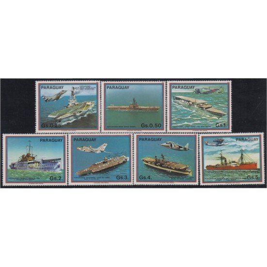 Paraguay 2030/36 1983 Marina Porta aviones Barcos boats MNH Paraguay 2030/36 1983 Marina Porta aviones Barcos boats MNH