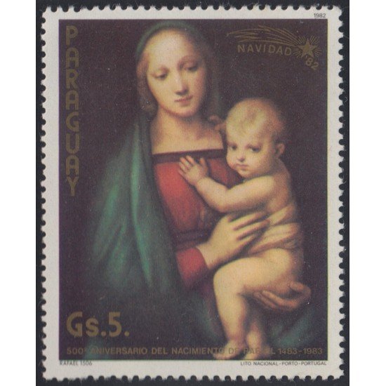 Paraguay 1965 1982 Navidad Christmas Pinturas MNH Paraguay 1965 1982 Navidad Christmas Pinturas MNH