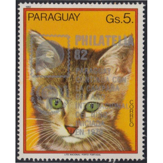 Paraguay 1958 1982 Gatos Cats MNH Paraguay 1958 1982 Gatos Cats MNH