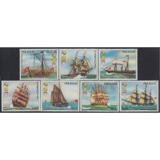 Paraguay 2101/07 1984 Barcos Boats MNH