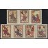 Paraguay 2081/87 1984 Caballeros trovadores MNH