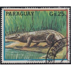Paraguay 2071 1984 Cocodrilo Yacaré usados Paraguay 2071 1984 Cocodrilo Yacaré usados