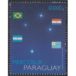Paraguay 2730 1997 Mercosur MNH Paraguay 2730 1997 Mercosur MNH