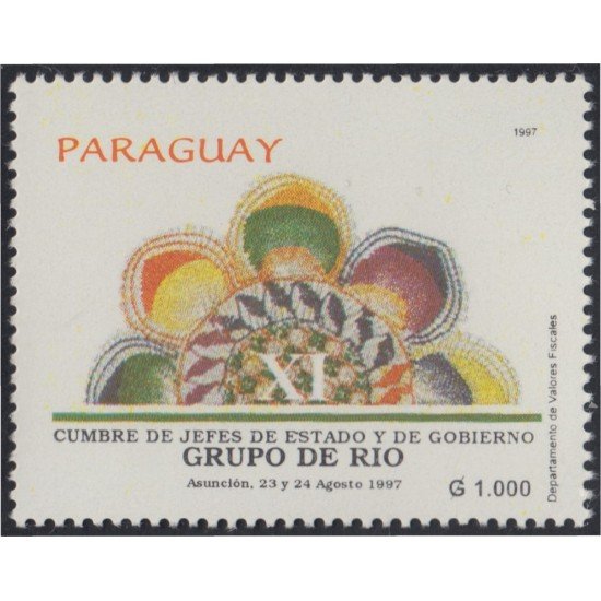 Paraguay 2723 1997 Cumbre de Jefes de Estado y de Gobierno Grupo de Río MNH Paraguay 2723 1997 Cumbre de Jefes de Estado y de Gobierno Grupo de Río MNH