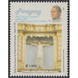Paraguay 2722 1997 Talla Franciscana - Siglo XVIII Juan Pablo II MNH Paraguay 2722 1997 Talla Franciscana - Siglo XVIII Juan Pablo II MNH