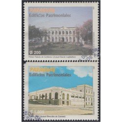 Paraguay 2720/21 1997 Edificios de patrimonio nacional usados Paraguay 2720/21 1997 Edificios de patrimonio nacional usados