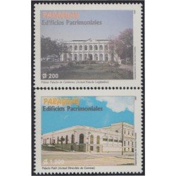 Paraguay 2720/21 1997 Edificios de patrimonio nacional MNH Paraguay 2720/21 1997 Edificios de patrimonio nacional MNH