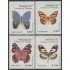 Paraguay 2716/19 1997 Mariposas Butterflies MNH