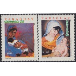 Paraguay 2714/15 1996 Navidad Chirstmas MNH Paraguay 2714/15 1996 Navidad Chirstmas MNH