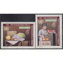 Paraguay 2712/13 1996 Año Internacional para la erradicación de la pobreza MNH Paraguay 2712/13 1996 Año Internacional para la erradicación de la pobreza MNH