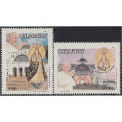 Paraguay 2708/09 1996 S.S Juan Pablo II Virgen de Caacupé MNH Paraguay 2708/09 1996 S.S Juan Pablo II Virgen de Caacupé MNH