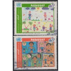 Paraguay 2706/07 1996 50 Años de la UNICEF usados Paraguay 2706/07 1996 50 Años de la UNICEF usados