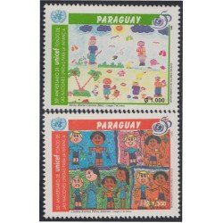 Paraguay 2706/07 1996 50 Años de la UNICEF MNH Paraguay 2706/07 1996 50 Años de la UNICEF MNH