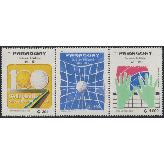 Paraguay 2693/95 1995 Centenario del Voleibol MNH Paraguay 2693/95 1995 Centenario del Voleibol MNH