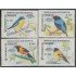 Paraguay 2685/88 1995 1º Congreso de Ornitología Neotropical MNH