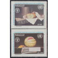 Paraguay 2683/84 1995 50º Aniversario de la FAO MNH Paraguay 2683/84 1995 50º Aniversario de la FAO MNH