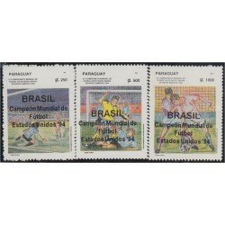 Paraguay 2652/54 1994 Copa del mundo de fútbol en los Estados Unidos MNH Paraguay 2652/54 1994 Copa del mundo de fútbol en los Estados Unidos MNH