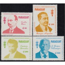 Paraguay 2642/45 1993 Centenario de la primera promoción de abogados de la Universidad Nacional de Asunción MNH Paraguay 2642/45 1993 Centenario de la primera promoción de abogados de la Universidad Nacional de Asunción MNH