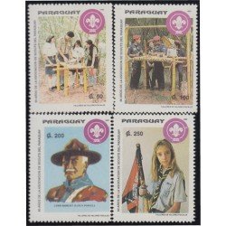 Paraguay 2638/41 1993 80º Aniversario de la creación de scouts paraguayos MNH Paraguay 2638/41 1993 80º Aniversario de la creación de scouts paraguayos MNH
