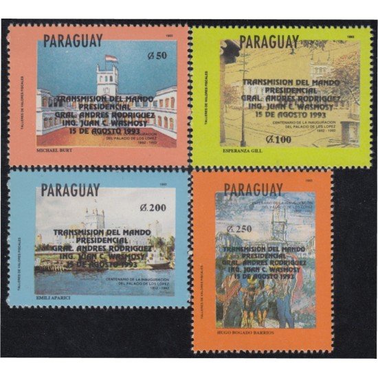 Paraguay 2625/28 1993 Centenario del Palacio de Los López MNH