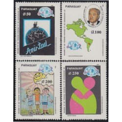 Paraguay 2621/24 1993 35º Aniversario de la cruzada mundial de la amistad MNH Paraguay 2621/24 1993 35º Aniversario de la cruzada mundial de la amistad MNH