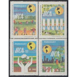 Paraguay 2605/08 1992 50º Aniversario de la IICA MNH Paraguay 2605/08 1992 50º Aniversario de la IICA MNH