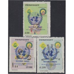 Paraguay 2596/98 1992 Naciones Unidas MNH Paraguay 2596/98 1992 Naciones Unidas MNH