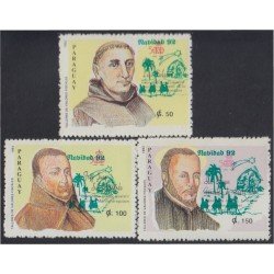 Paraguay 2593/95 1992 Navidad Christmas MNH Paraguay 2593/95 1992 Navidad Christmas MNH