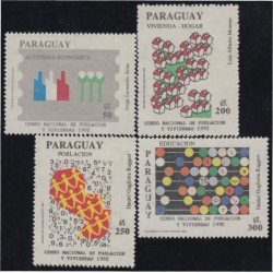 Paraguay 2576/79 1992 Censo Nacional de población MNH Paraguay 2576/79 1992 Censo Nacional de población MNH