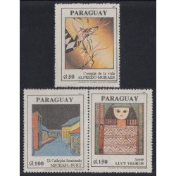 Paraguay 2556/58 1991 Arte paraguayo Obras de pintor contemporáneo MNH Paraguay 2556/58 1991 Arte paraguayo Obras de pintor contemporáneo MNH