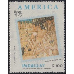 Paraguay 2539 1991 Serie América UPAEP MNH Paraguay 2539 1991 Serie América UPAEP MNH