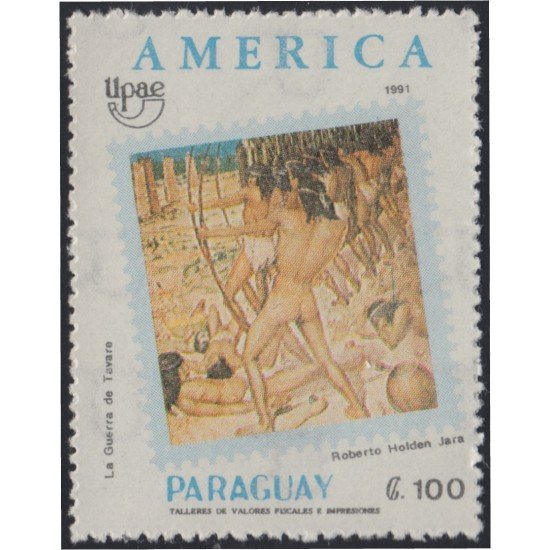 Paraguay 2539 1991 Serie América UPAEP MNH Paraguay 2539 1991 Serie América UPAEP MNH